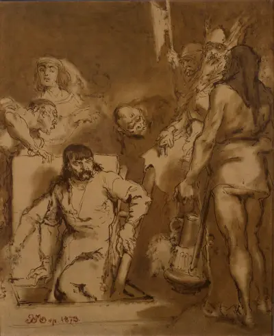 Maćko Borkowic, sketch av Jan Matejko