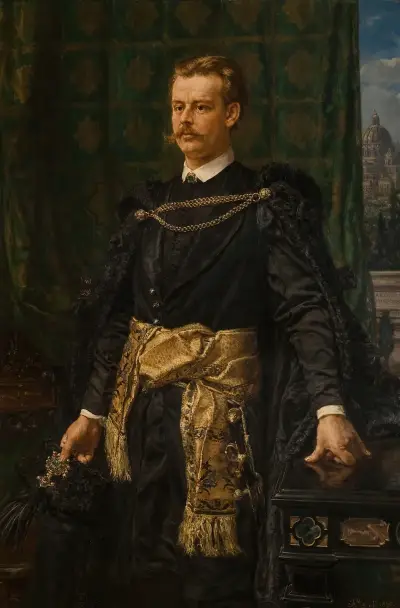 Portrait of Artur Potocki av Jan Matejko