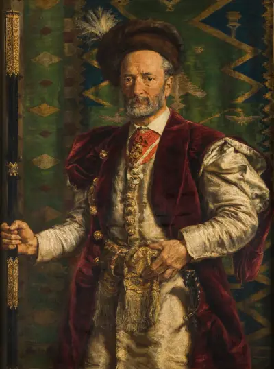 Porträtt av Mikołaj Zyblikiewicz av Jan Matejko