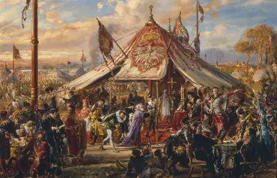 Power of Commonwealth at its Zenith, from the series “History of Civilization in Poland” av Jan Matejko