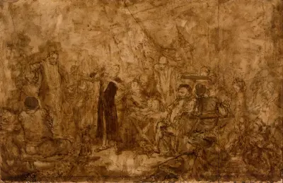 Babinrepubliken, skiss av Jan Matejko