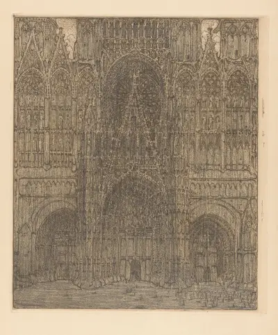 De kathedraal, Rouaan av Wijnand Otto Jan Nieuwenkamp