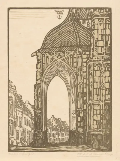 Kyrkoportalen i Nijmegen av Wijnand Otto Jan Nieuwenkamp