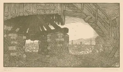 Molen te Brugge av Wijnand Otto Jan Nieuwenkamp