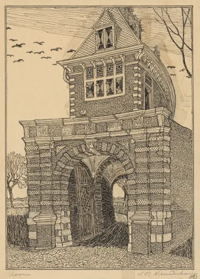 Oosterpoort te Hoorn av Wijnand Otto Jan Nieuwenkamp