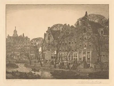 Prinsengracht, Amsterdam av Wijnand Otto Jan Nieuwenkamp