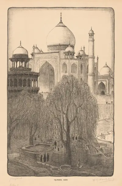 Taj Mahal, Agra av Wijnand Otto Jan Nieuwenkamp