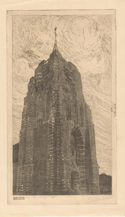 Toren van Ransdorp av Wijnand Otto Jan Nieuwenkamp
