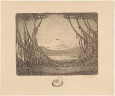 Zeewind, södra Java-kusten Zeewind II av Wijnand Otto Jan Nieuwenkamp