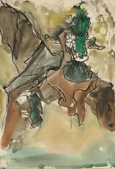 Study for a Slovak Fairytale III av Ján Novák