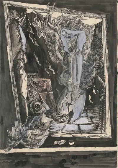 Surrealistisk komposition av Ján Novák