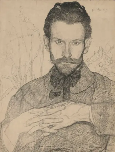 Artist’s self-portrait av Jan Rembowski
