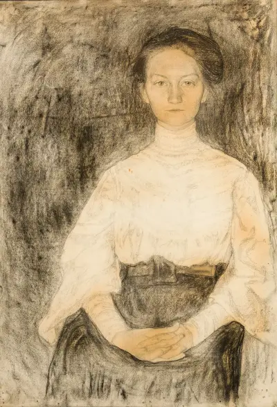 Porträtt av Stefania Tatarówna av Jan Rembowski