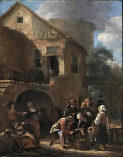 Ett bondesällskap av Jan Steen