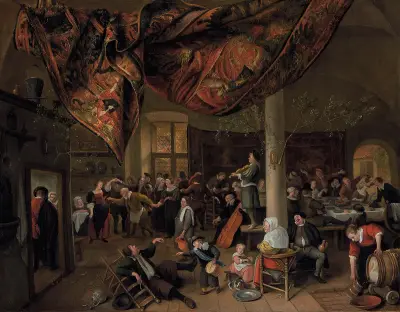 En bybröllop av Jan Steen