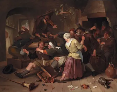 Gamblers Quarreling av Jan Steen