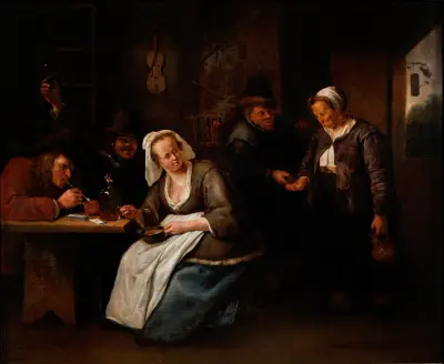 Krogscen av Jan Steen