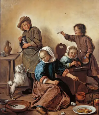 Barnens måltid av Jan Steen