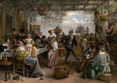 Det dansande paret av Jan Steen
