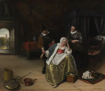The Lovesick Maiden av Jan Steen
