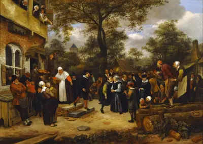 Bondbröllop av Jan Steen