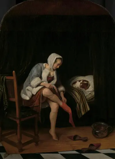 Woman at her Toilet av Jan Steen