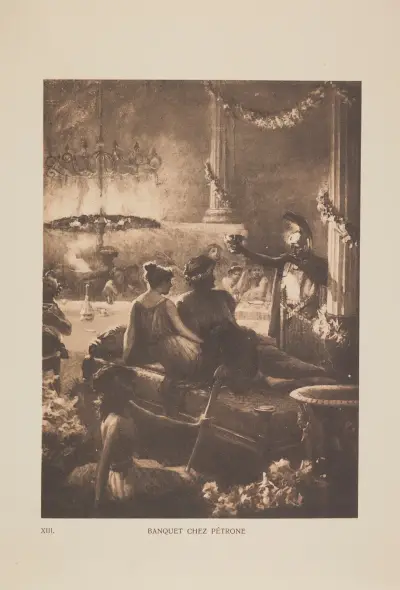 Banquet Chez Pétrone av Jan Styka
