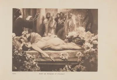 Mort De Pétrone Et D’eunice av Jan Styka