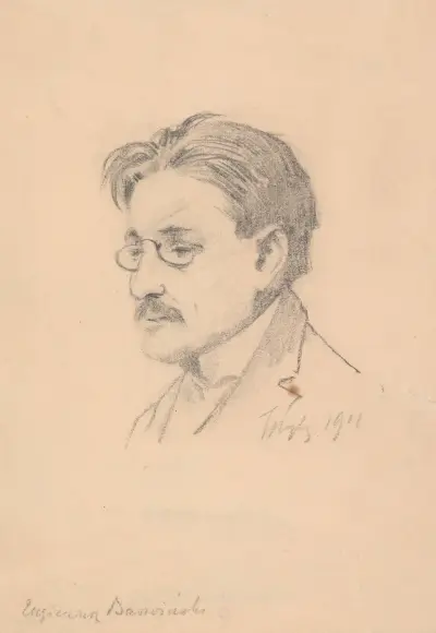 Portret Eugeniusza Barwińskiego, Jan Styka
