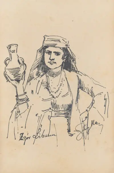 Z gór Libanu, Jan Styka