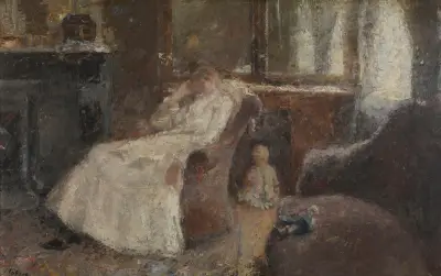Annie Hall in Lissadell, Kenley av Jan Toorop