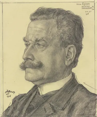 Bildnis des Architekten Anton Eyssen av Jan Toorop