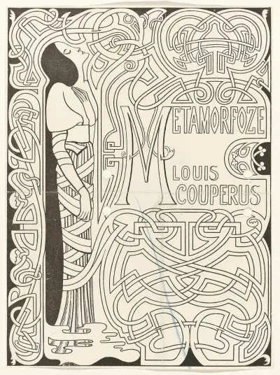 Boekband Metamorfoze av Jan Toorop