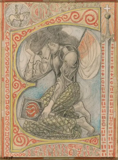 Jeanne d'Arc av Jan Toorop