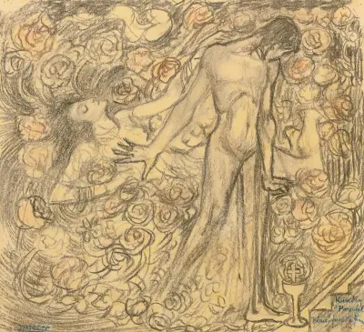 Kundry a Parsifal, Jan Toorop
