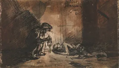 The Blindness of Tobias av Jan Toorop