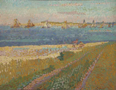 The Schelde near Veere av Jan Toorop