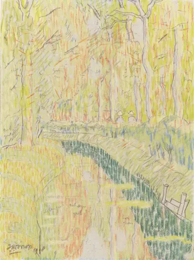 Träd mellan av Jan Toorop