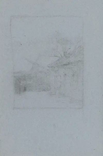 Abklatsch van de krijttekening op pagina 31 verso von Jan Veth