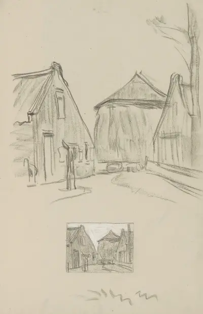 Dorpsstraat av Jan Veth