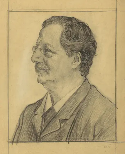 Porträtt av Charles Boissevain av Jan Veth