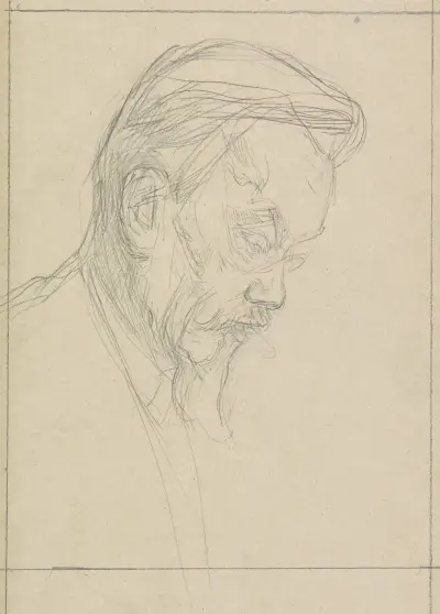 Porträtt av Cornelis Hofstede de Groot av Jan Veth