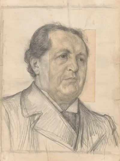 Porträtt av dr. Abraham Kuyper av Jan Veth