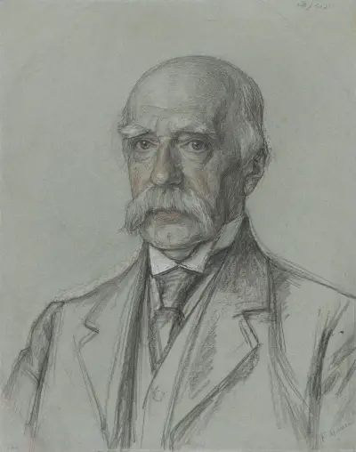 Porträtt av F.J. Spakler av Jan Veth