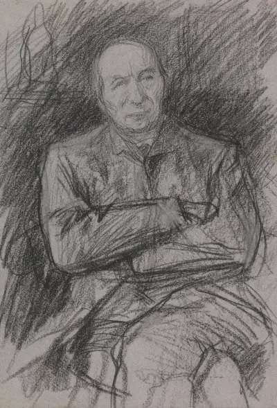 Porträtt av Frederik W. van Eeden av Jan Veth