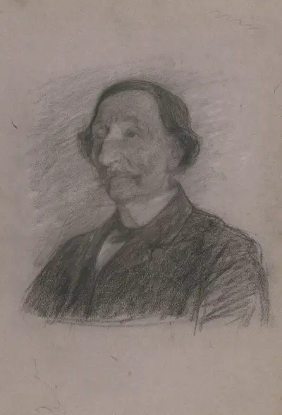 Porträtt av H.J. Schimmel av Jan Veth