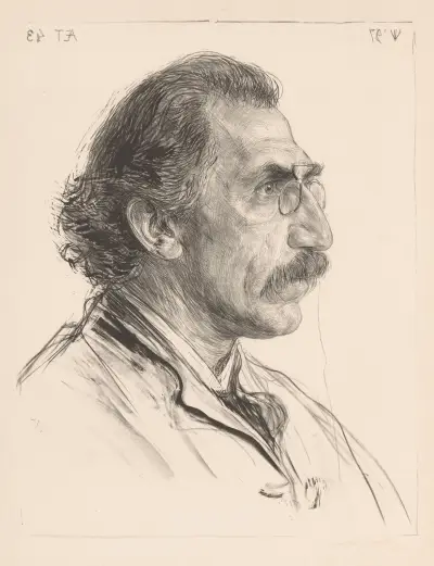 Porträtt av Hugo Rheinhold av Jan Veth