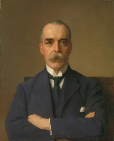 Portret van Isaac de Bruijn (1872-1953) av Jan Veth