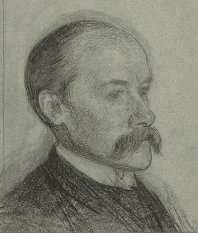 Porträtt av J.C. van Marken av Jan Veth