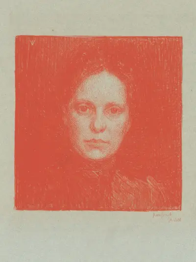Porträtt av Jacoba des Amorie van der Hoeven av Jan Veth